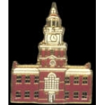 Independence Hall Pin Philadelphia, Pennsylvania Hat Lapel Pins